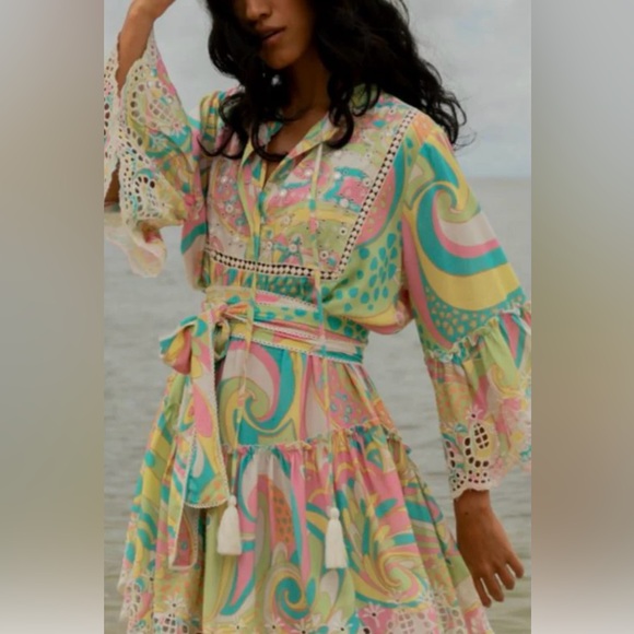 Miss June Paris Dresses & Skirts - BY ADIVA Miss June Short Bohemian Querida Dress, One Size